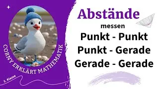 Abstände messen zwischen Punkten und Geraden