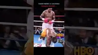 until vomiting : Evander Holyfield vs Larry Holmes 