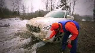 Сухая автомойка и грязный автомобиль. Отмываем после болота!