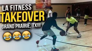 Easy Buckets VS Random People at LA Fitness Basketball