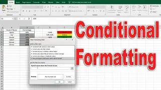 Conditional Formatting in MS Excel | | Excel Tutorial Part 5/50