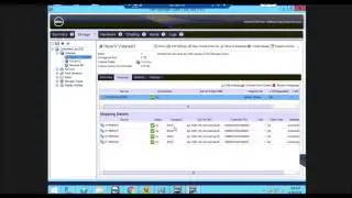 How to create new volume and map to server DELL COMPELLENT STORAGE