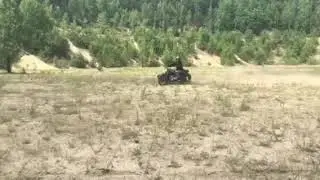 BMW r100 na żwirowni