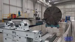 Heavy-duty lathe 1K670F3Х18000 by KZTS /Высокопроизводительный токарный станок 1К670Ф3Х18000 от КЗТС