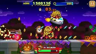 Sonic Runners Revival (Android): Halloween Event - Gameplay (Halloween Omega/Rouge/Shadow)