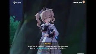 Genshin impact Gameplay | Barbara : Hangout Event | Hangout Memory 2 | Barbara : Incompletely Cured