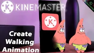 Cartoon Walking Animation Tutorial With Kinemaster - Animate on Android EP1 - Character Walking