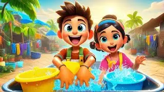 🧺✨ | Fun Ways to Wash Clothes for Kids