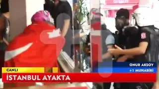 Police beat a veiled woman! What will Tayyip Erdoğan say about this?