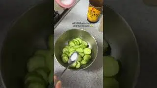 how to: korean cucumber side dish 