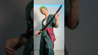 Zoro?! 🤪🧐 lol jk just me with green hair in Zoro costume
