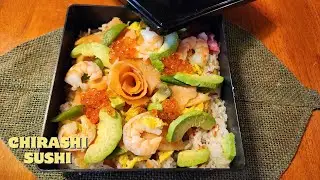 HOW TO COOK JAPANESE EASY #CHIRASHI SUSHI,MERRY SAKURA TV