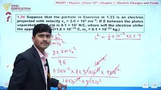 NCERT 12th Physics Chapter 1 Q 34 Electric Charges And Fields