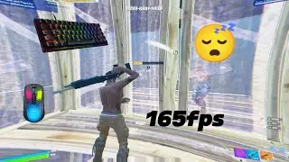 ASMR Chill😴Fortnite piece control 1v1🏆Relaxing Keyboard Sounds 165fps #fortnite #asmr #chill