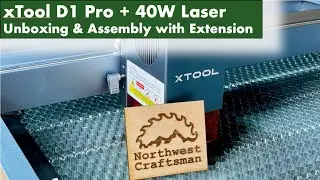 xTool D1 Pro 40W + 10W Laser Unboxing & Setup