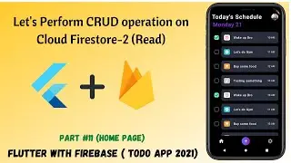 Let's Perform CRUD operation on Cloud Firestore-2 (Read) || Fetch and Show Data in Home Page #11