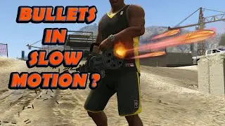 Can you see bullets in slow motion in GTA V?