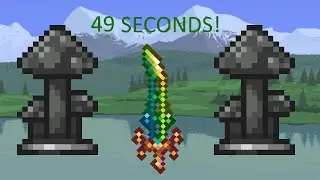 [WR] Terrablade% 49s! | Terraria Speedrun