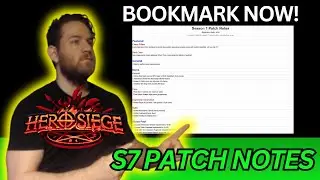 Season Information & Live Patch Notes Explained - Hero Siege