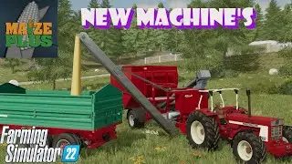 How to use the  Grinder in Maize Plus addon  farm sim 22