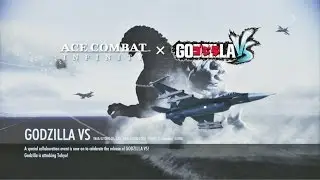 Ace Combat Infinity - Godzilla vs X-49 Night Raven