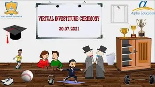 Alpha Wisdom Vidyashram Virtual Investiture Ceremony 2021-22