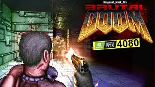 Brutal DOOM (Vkdoom) PC RTX 4080 4K 60 FPS Gameplay