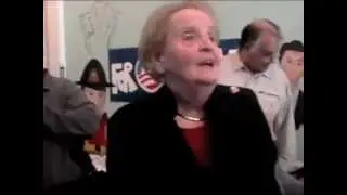 Video: Madeleine Albright Today on the Killing of Children