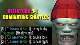 AFFLICTION OWNS SOLO SHUFFLE LOBBY & TILTS ENEMY MAGE 5-1