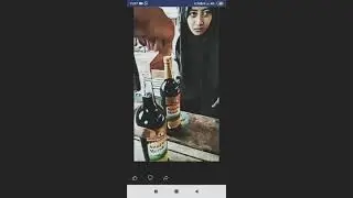 Virall,Cewe Cantik Mabok Anggur Merah