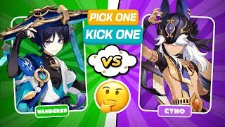 PICK ONE! KICK ONE! GENSHIN CHARACTERS QUIZ ⭐️❤️ 