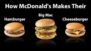 How Big Mac, Cheeseburger, Hamburger are made at McDonald's