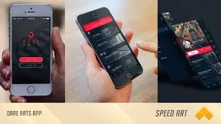 Dare Arts App Design by Onewox
