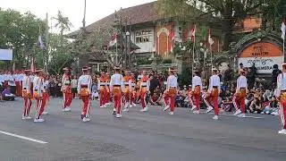 Gerak Jalan Putra SMK Negeri 1 Negara