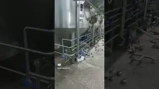 night installation of stainless pipeline
