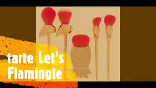 tarte Brush set Let's Flamingle & Fairy Wand