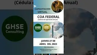 CAPACITACIÓN VIRTUAL EN:COA FEDERAL PARA M ÉXICO🌳👷‍♀️👌Para más información deja tu correo...# coa
