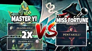Master Yi Double Quadra Kill | League Of Legends Wild Rift