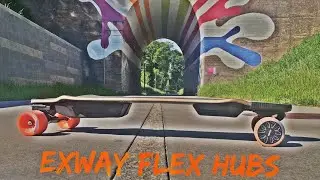 Exway Flex Hubs 225 lb Rider Review/ You will want to hear what I have to say about the brakes