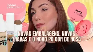 PELE COMPLETA VIZZELA: TUDO SOBRE AS NOVAS EMBALAGENS DOS PÓS + TESTE DO ROSE POWDER