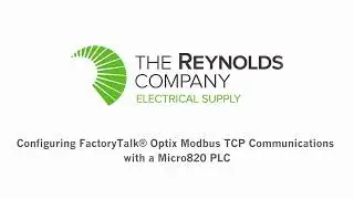 Configuring FactoryTalk® Optix™ Modbus TCP Communications with a Micro820 PLC