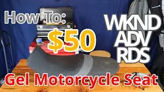 DIY Custom Gel Motorcycle Seat for $50