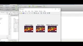 Median Filter for Color Images with MATLAB code
