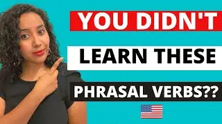 14 SUPER POPULAR Phrasal Verbs you Didn't Learn in School | English Vocabulary  Lesson