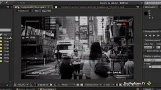 Efecto cámara de seguridad o monitor crt en After Effects