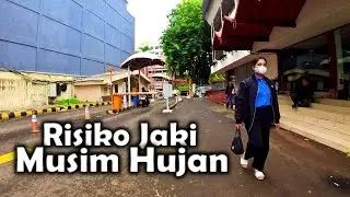 Risiko-Risiko Jalan Kaki di Trotoar Saat Musim Hujan