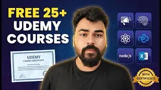 25+ Free @udemy Courses JUST Released — Digital Marketing, GenAI, Coding, Cybersecurity etc.