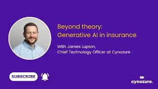 Beyond theory: Generative AI in insurance