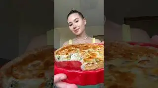 Киш с рыбой и брокколи 