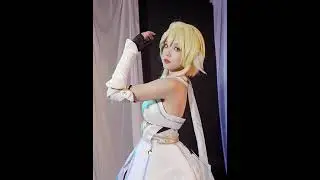 Genshin Impact Player Female Traveler Lumine Cosplay Costume